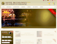 Tablet Screenshot of hotelbuchlovice.cz
